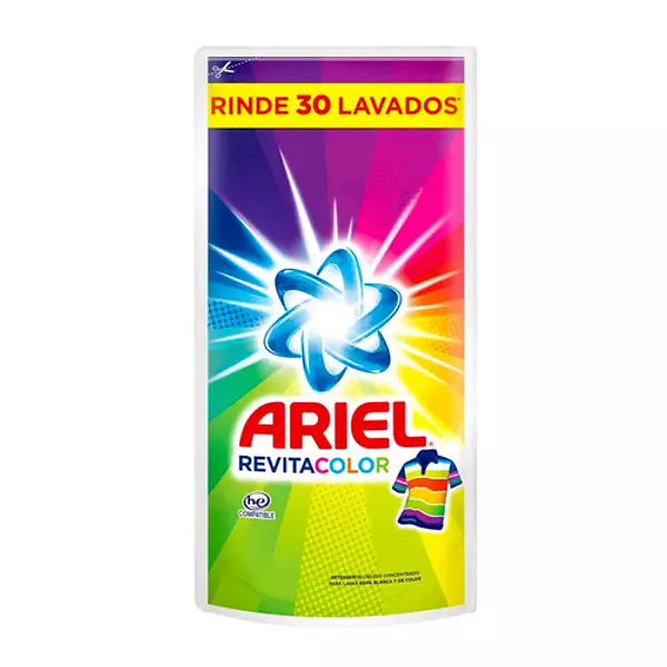 Detergente Liquido Ariel Revita Color