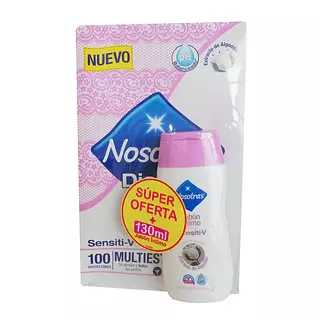 Protectores Nosotras Sensitive Multiestilo + Jabón