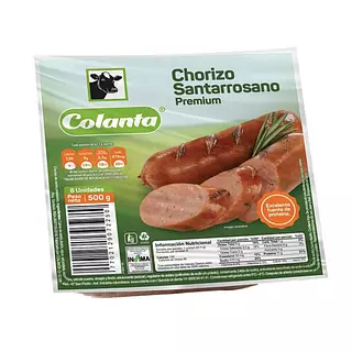 Chorizo Santarrosano Colanta