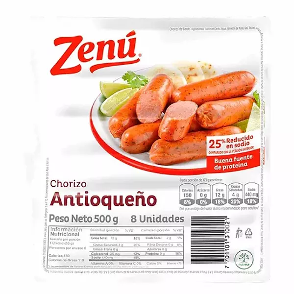 Chorizo Antioqueño Zenú