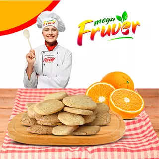 Galletas De Naranja Con Arándanos