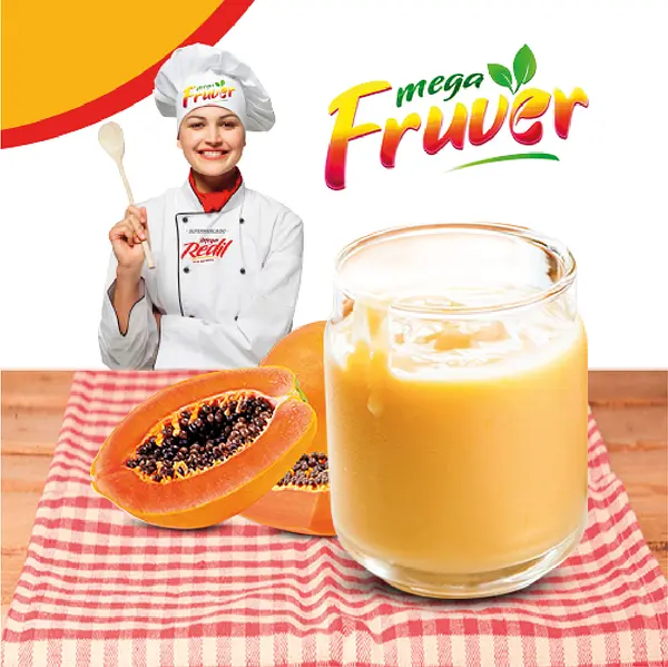 Mousse De Papaya Con Naranja