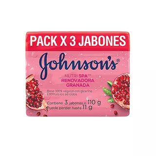 Jabón Johnsons Adulto Uva y Granada