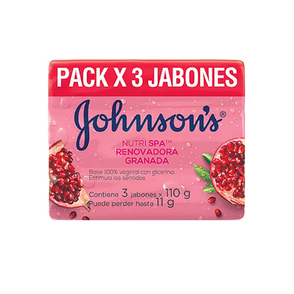 Jabón Johnsons Adulto Uva y Granada