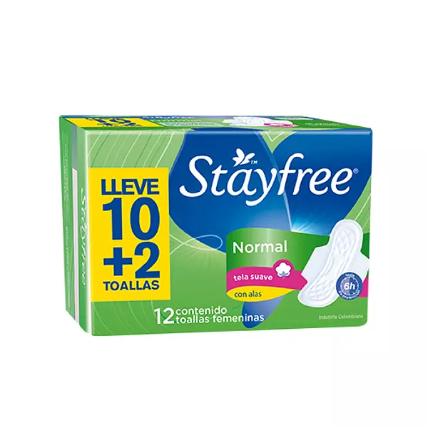 Toallas Stayfree Especial Alas