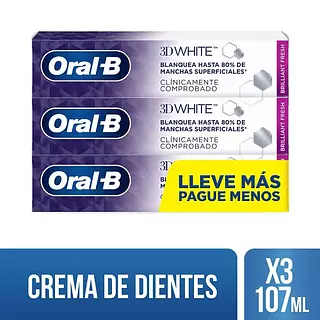 Crema Dental Oral B White