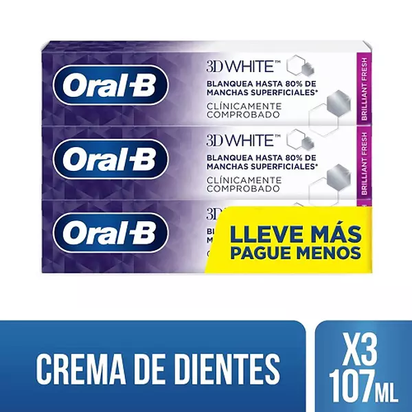 Crema Dental Oral B White