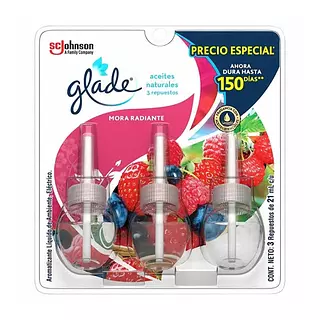 Ambientador Aceite Glade Repuesto Mora Radiante