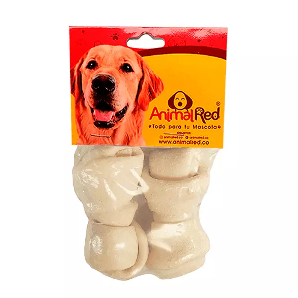 Hueso Natural Animal Red 3 Pulgadas