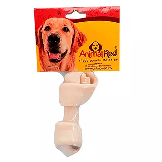 Hueso Natural Animal Red 3 Pulgadas