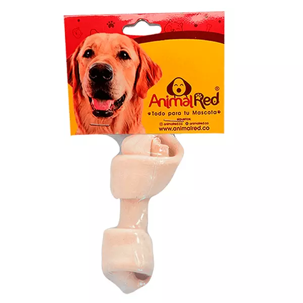 Hueso Natural Animal Red 3 Pulgadas