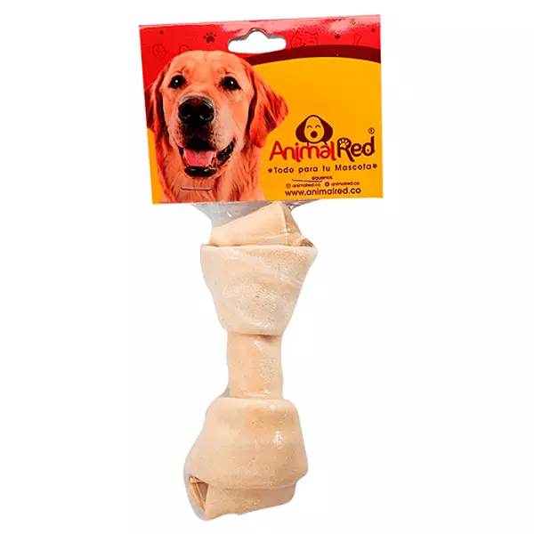 Hueso Natural Animal Red 5 Pulgadas