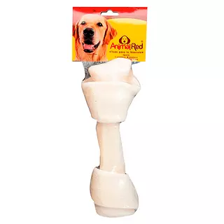 Hueso Natural Animal Red 9 Pulgadas