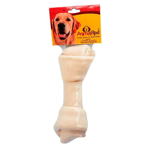 Hueso Natural Animal Red 7 Pulgadas