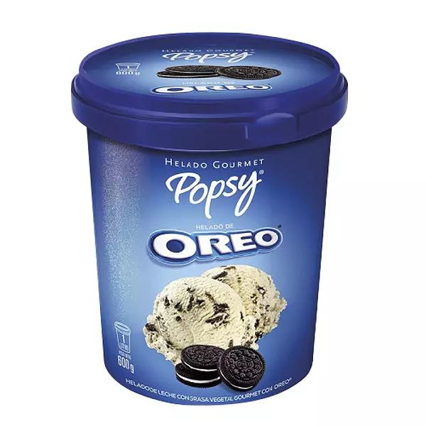 Helado Gourmet Popsy Oreo