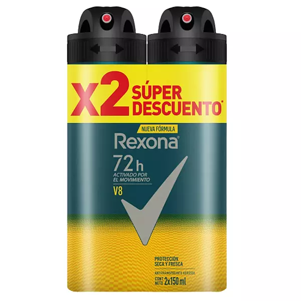 Desodorante Rexona Aerosol V8