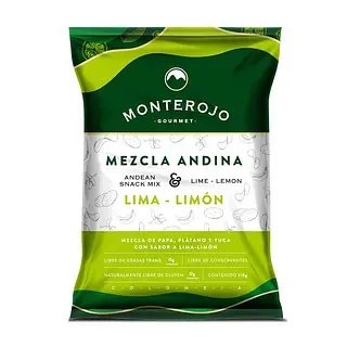 Mezcla Andina Papa Plátano y Yuca Monterojo Limón