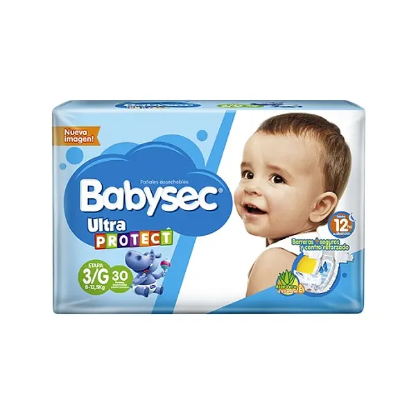 Pañales Babysec Ultraprotec G