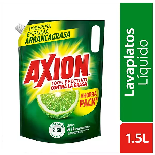 Lava Platos Líquido Axion Limón