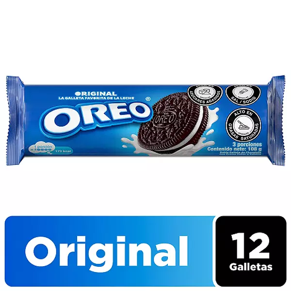 Galletas Oreo Crema De Vainilla Tubo