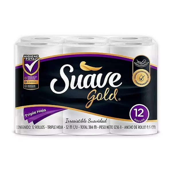 Papel Higiénico Suave Gold