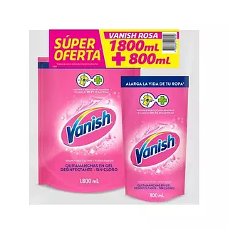 Desmanchador Vanish Gel Rosa