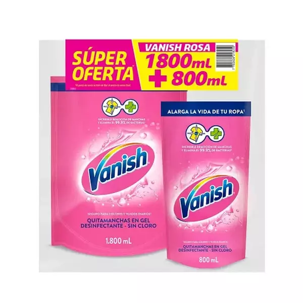 Desmanchador Vanish Gel Rosa