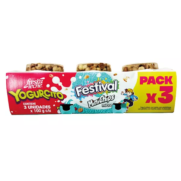 Yogurcito Freskaleche con Festival Minichips