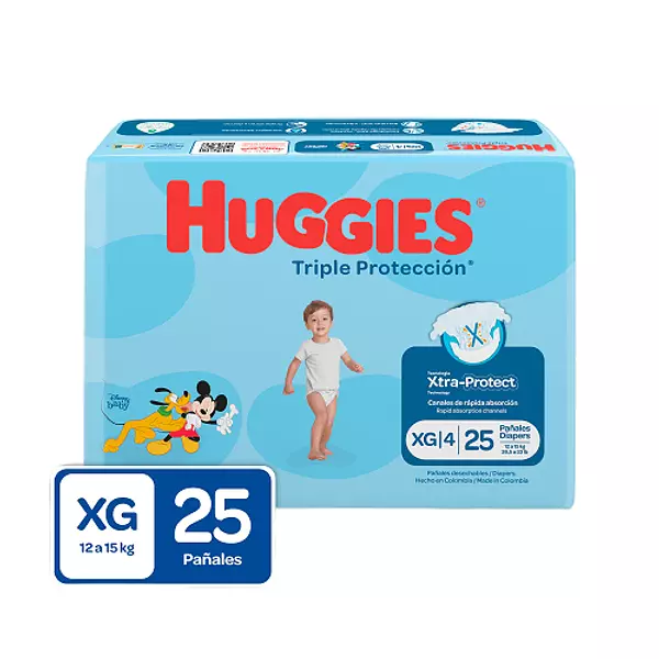 Pañal Huggies Triple Proteccion Etapa 4 Xg