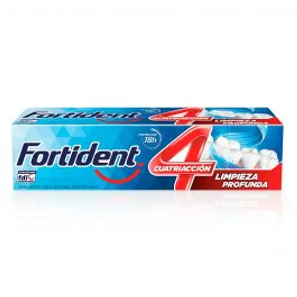 Crema Dental Fortident Limpieza Profunda
