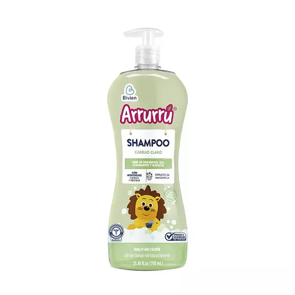 Shampoo Arrurru Cabello Claro