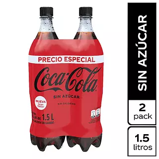 Gaseosa Coca Cola Sin Azucar