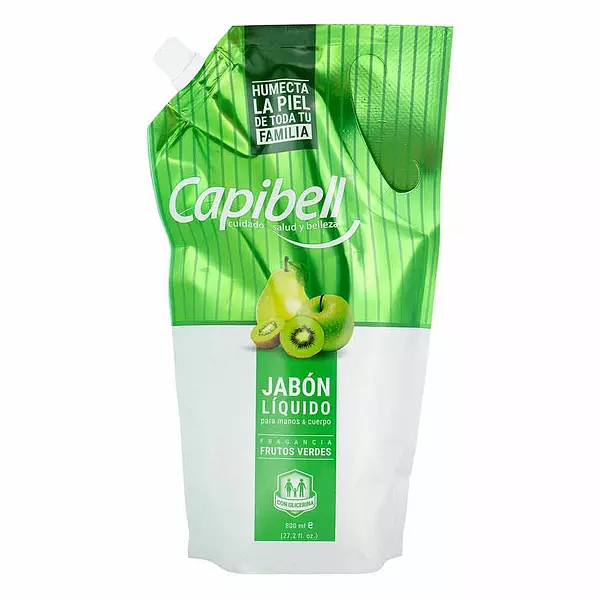 Jabón de Baño Liquido Capibell Frutos Verdes